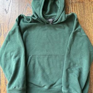 Athleta girl sweatshirt. Forest green.  Size 8/10